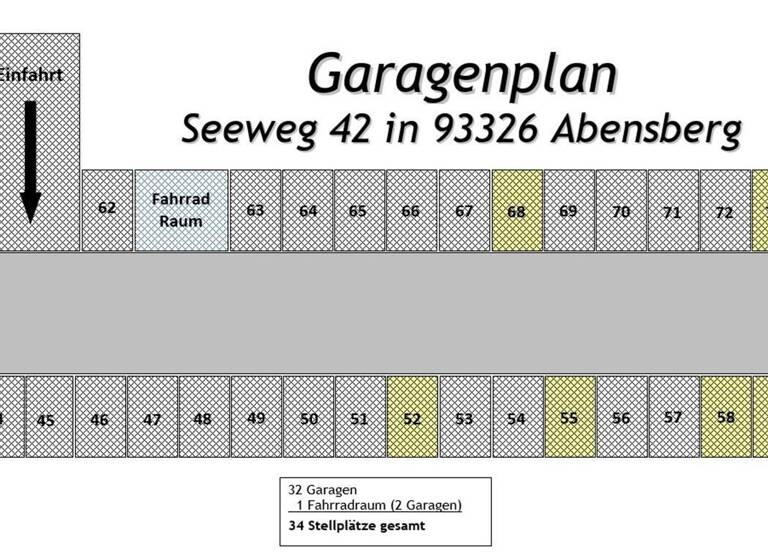 Tiefgarage zum Kauf provisionsfrei 77.000 € Seeweg 42 Abensberg Abensberg , Hallertau 93326