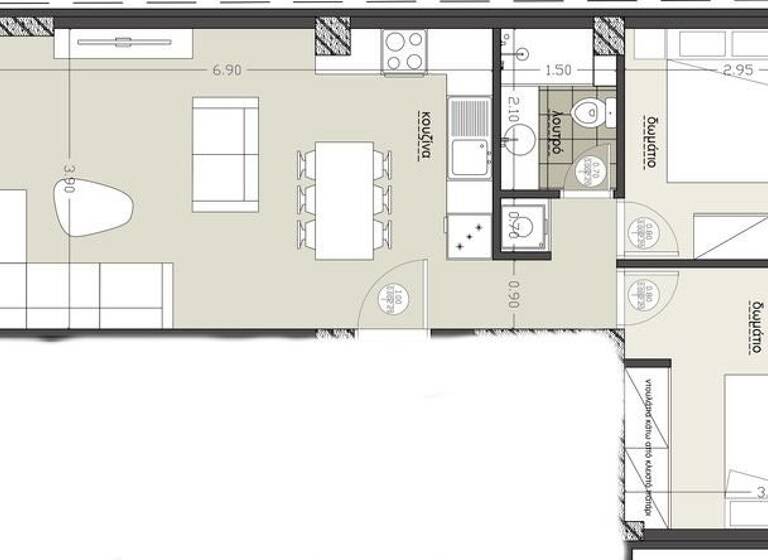 Studio zum Kauf 290.000 € 3 Zimmer 85 m² 5. Geschoss Thessaloniki