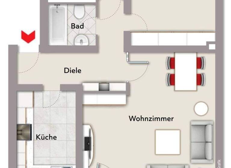 Wohnung zum Kauf 180.000 € 3 Zimmer 67 m² frei ab sofort Utbremen Bremen 28217