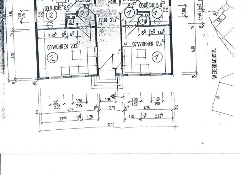 Wohnung zum Kauf 95.000 € 2 Zimmer 50 m² Innenstadt Hückeswagen 42499