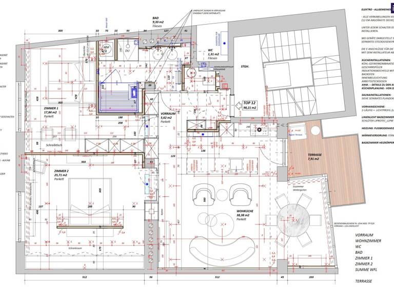 WG-Zimmer zum Kauf 1.890.000 € 3 Zimmer 98,2 m² 6. Geschoss Wollzeile Wien 1010