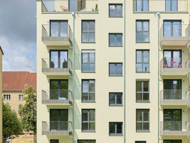 Penthouse zur Miete - Erstbezug 1.500 € 2 Zimmer 67,8 m² Dachgeschoss, 5. Geschoss frei ab sofort Hubertus Straße 16 Lichtenberg Berlin 10365