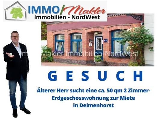 Wohnung zur Miete 500 € 2 Zimmer 50 m² EG Mitte Delmenhorst 27551
