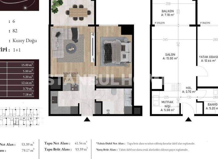 Wohnung zum Kauf 537.000 € 3 Zimmer 121 m² EG Istanbul 34746