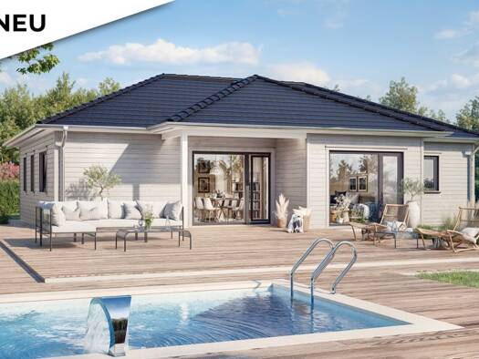 Bungalow zum Kauf 367.570 € 3 Zimmer 112,6 m² 594 m² Grundstück Thierbach Kitzscher 04567
