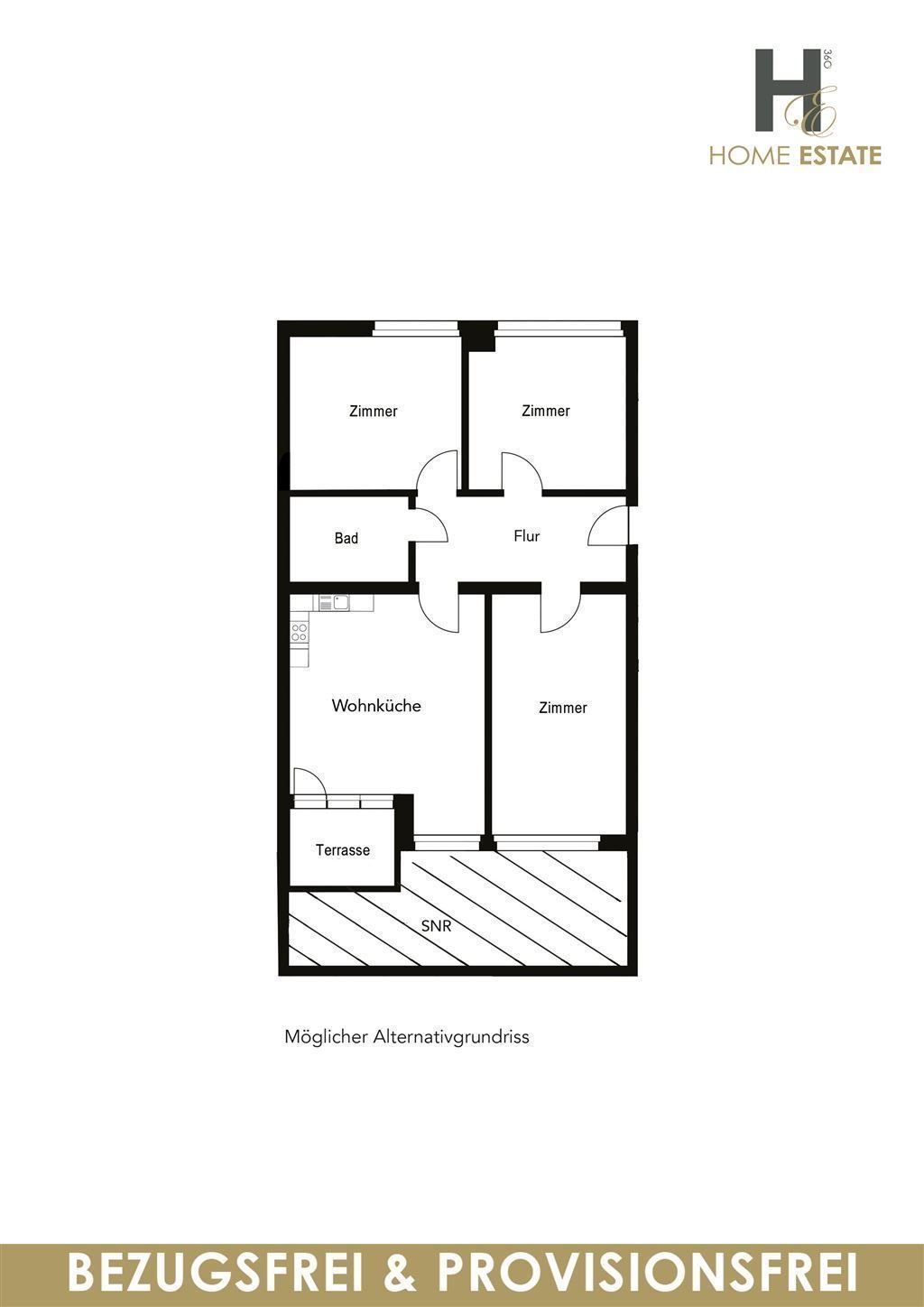 Terrassenwohnung zum Kauf provisionsfrei 340.000 € 4 Zimmer 80 m²<br/>Wohnfläche EG<br/>Geschoss ab sofort<br/>Verfügbarkeit An den Eichen 2 A Ruhlsdorf Teltow 14513