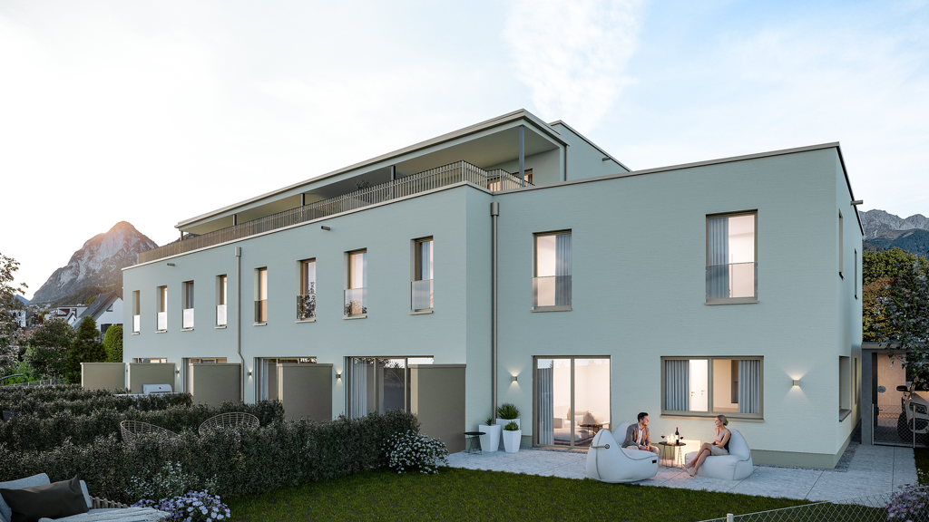 Reihenmittelhaus zum Kauf - Erstbezug provisionsfrei 1.014.900 € 4 Zimmer 108,3 m² Vögelebichl 57+58 Hötting Innsbruck 6020