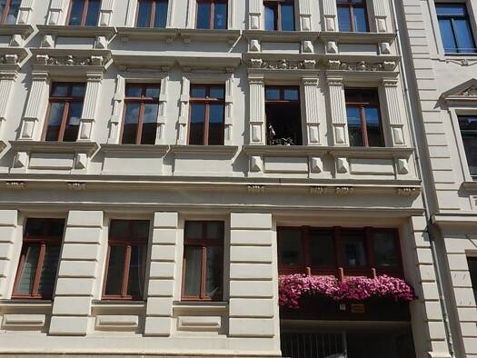Wohnung zur Miete 635 € 2 Zimmer 65,4 m² 3. Geschoss Arndtstraße 27 Südvorstadt Leipzig 04275