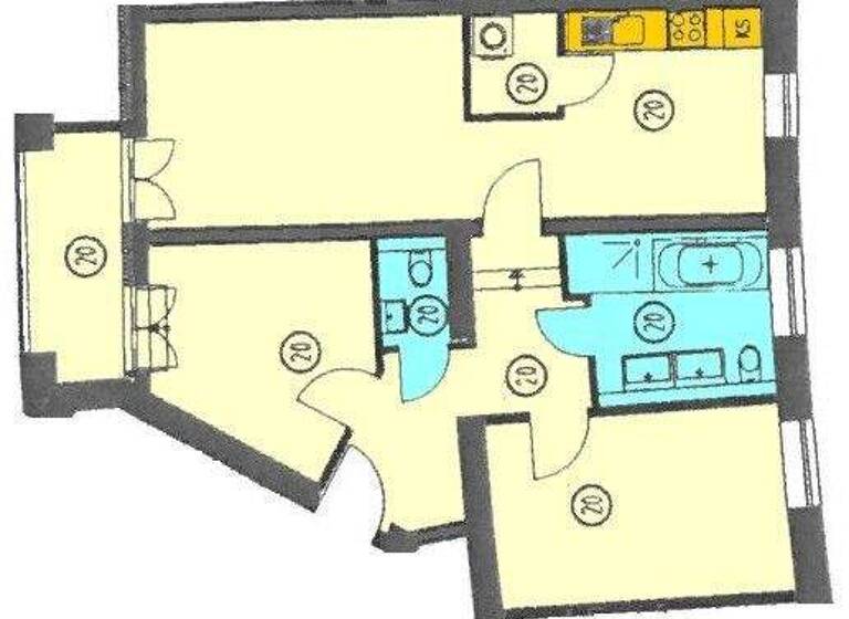 Wohnung zur Miete 598 € 3 Zimmer 73,7 m² 1. Geschoss Zschopauer Straße 191 Lutherviertel Chemnitz 09126