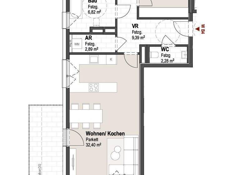 Wohnung zum Kauf provisionsfrei 436.506 € 3 Zimmer 76,6 m² Henndorf am Wallersee 5302