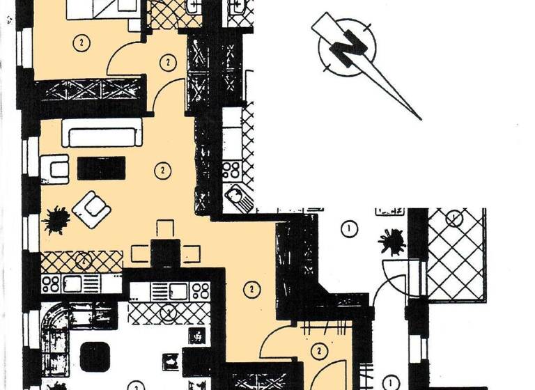 Wohnung zur Miete 330 € 2 Zimmer 53,5 m² frei ab 01.07.2026 Alte Reichenbacher Straße 6 Innenstadt Zwickau 08056