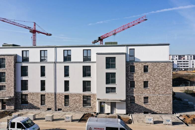 Wohnung zur Miete - Neubau 1.825 € 4 Zimmer 107,8 m² 2. Geschoss frei ab 01.10.2025 Am Wasserwerkswald 6a Hattersheim Hattersheim 65795