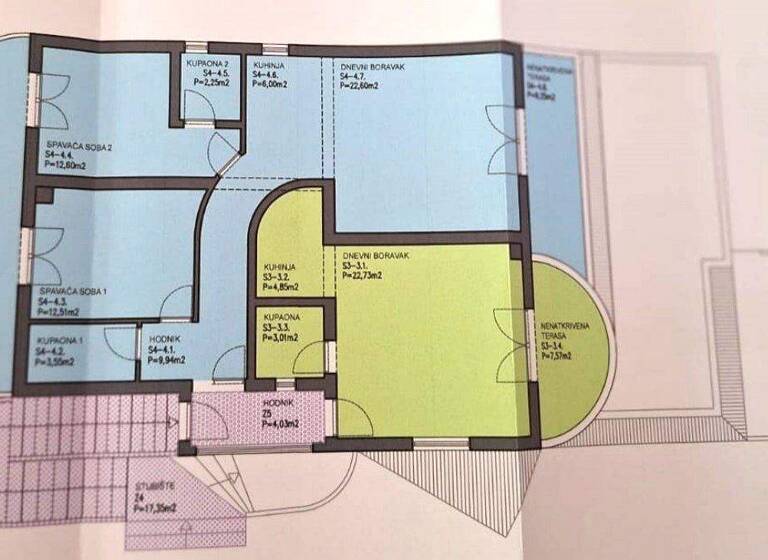 Wohnung zum Kauf 195.500 € 80 m² Pag