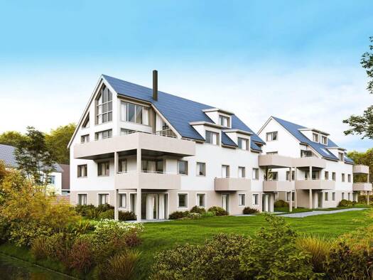 Wohnung zum Kauf - Neubau provisionsfrei 505.000 € 3 Zimmer 77,4 m² 1. Geschoss frei ab 01.03.2027 Mering 86415