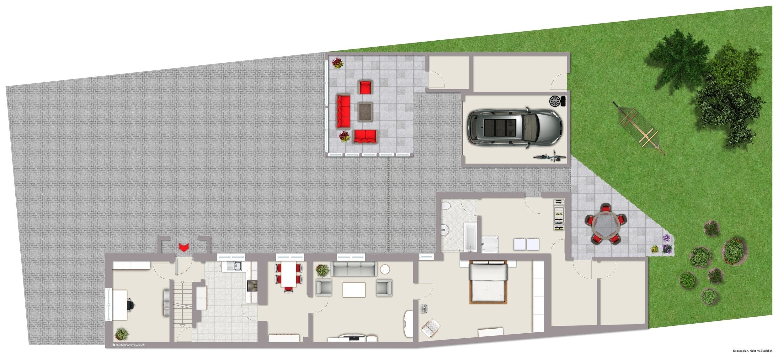 Doppelhaushälfte zum Kauf 279.000 € 8 Zimmer 155 m²<br/>Wohnfläche 621 m²<br/>Grundstück Südstadt Grevenbroich 41515