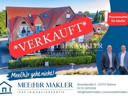 Maisonette zum Kauf provisionsfrei 339.000 € 3 Zimmer 76,6 m² 2. Geschoss Seestrasse 1 Dahme 23747