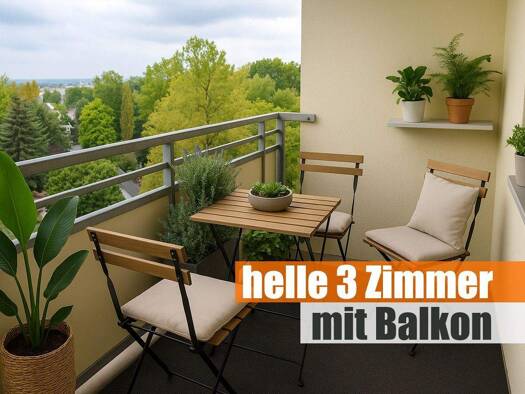 Wohnung zur Miete 310 € 3 Zimmer 56,2 m² 4. Geschoss frei ab sofort Am Bernsdorfer Hang 1 Bernsdorf Chemnitz 09126