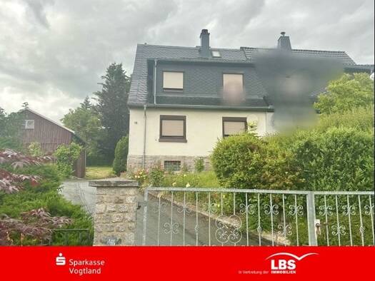 Doppelhaushälfte zum Kauf 85.000 € 3 Zimmer 80 m² 1.300 m² Grundstück Schönbrunn Bösenbrunn 08606