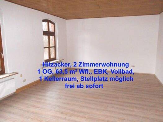 Wohnung zur Miete 475 € 2 Zimmer 63,5 m² 1. Geschoss Hitzacker 29456