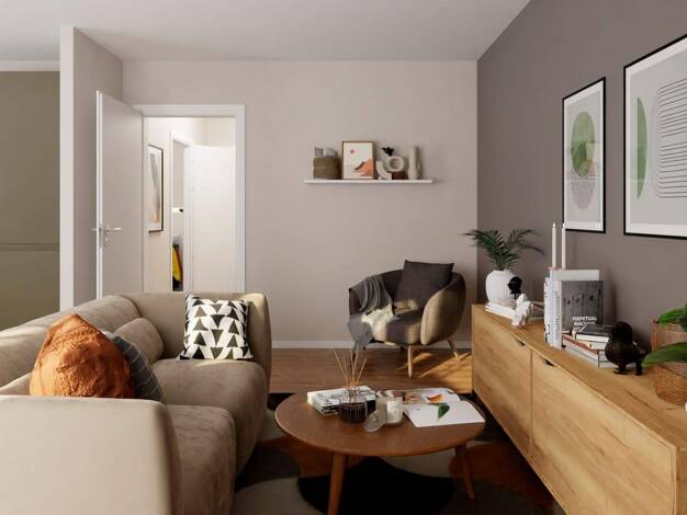 Terrassenwohnung zum Kauf - Neubau provisionsfrei 339.900 € 3 Zimmer 83,6 m² EG frei ab 01.04.2027 Fischerstraße 28 Zossen 15806