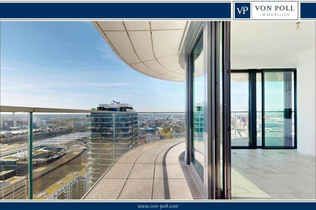 Studio zum Kauf 1.290.000 € 4 Zimmer 112 m² 27. Geschoss Gallus Frankfurt am Main 60327