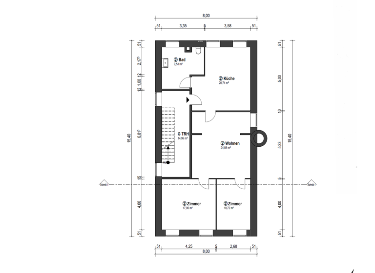 WG-Zimmer zur Miete 900 € 3 Zimmer 82 m² Geschoss 1/4 frei ab sofort Hansengasse 1 Geislingen Geislingen an der Steige 73312