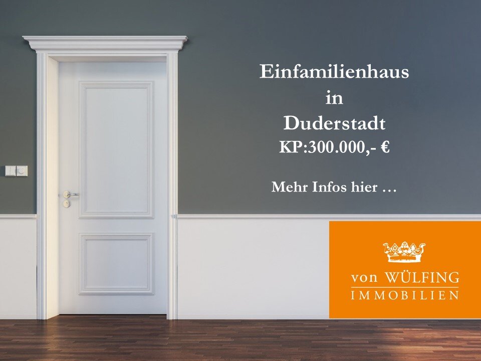 Einfamilienhaus zum Kauf 300.000 € 4 Zimmer 147 m²<br/>Wohnfläche 858 m²<br/>Grundstück Gerblingerode Duderstadt, Niedersachsen 37115