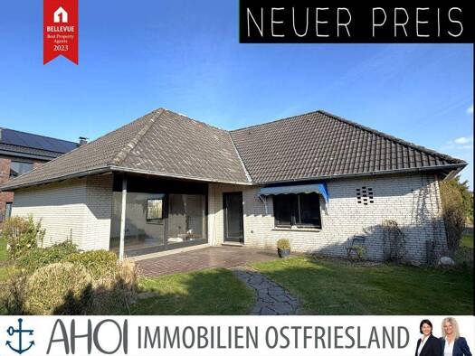 Bungalow zum Kauf 185.000 € 6 Zimmer 138 m² 816 m² Grundstück Suurhusen Hinte / Suurhusen 26759