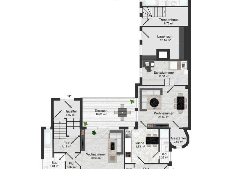 Mehrfamilienhaus zum Kauf 599.000 € 20 Zimmer 522,4 m² 610 m² Grundstück Grimma 04668