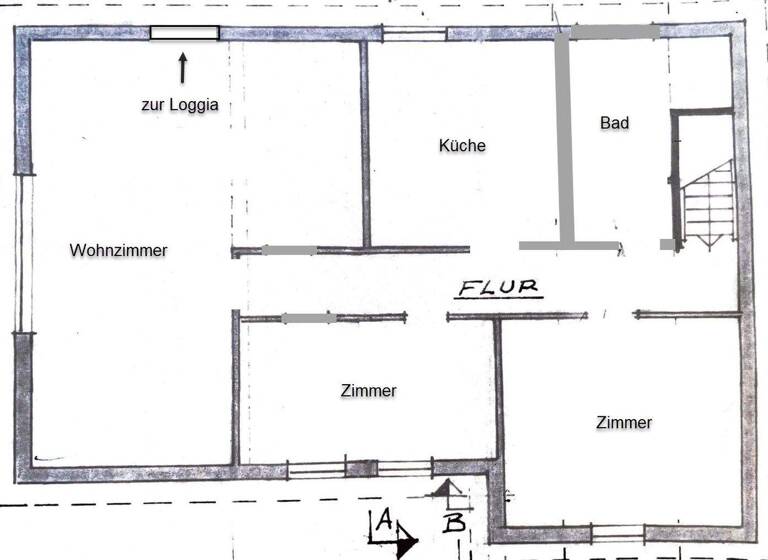 Wohnung zur Miete 900 € 3 Zimmer 100 m² 1. Geschoss Fockbek 24787