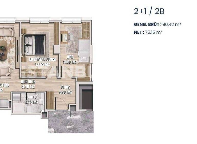 Maisonette zum Kauf 685.000 € 5 Zimmer 200 m² EG Istanbul 34680