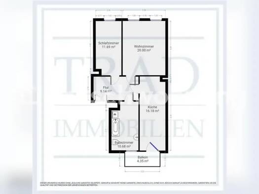 Wohnung zur Miete Tauschwohnung 526 € 2 Zimmer 69 m² 2. Geschoss Plagwitz Leipzig 04229