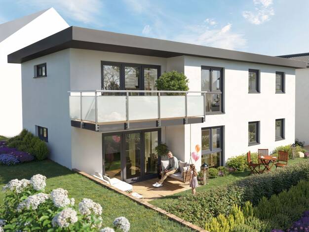 Wohnung zum Kauf - Erstbezug provisionsfrei 335.000 € 3 Zimmer 78,4 m² 1. Geschoss Ob dem Dorf 3 Marbach Villingen-Schwenningen 78052