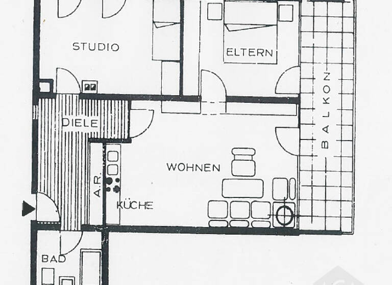 Wohnung zum Kauf 390.000 € 3 Zimmer 77,1 m² 6. Geschoss Bornheim Frankfurt 60385