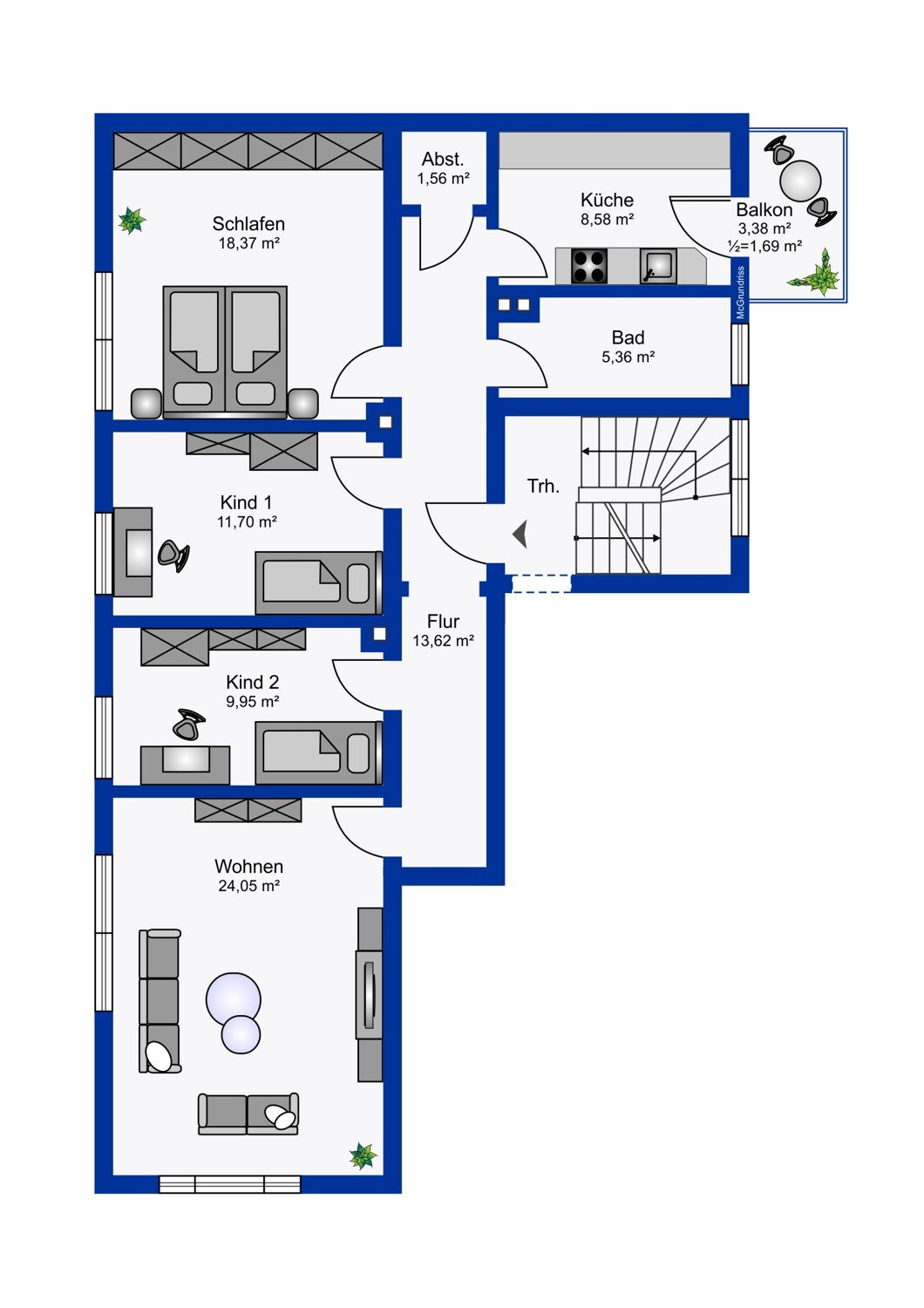 Wohnung zum Kauf 300.000 € 5 Zimmer 122 m²<br/>Wohnfläche Nordwestlicher Stadtteil Schweinfurt 97421