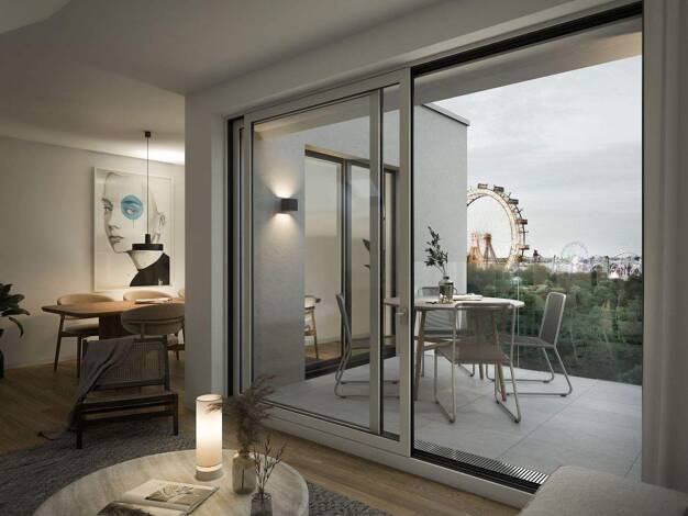 Wohnung zum Kauf - Neubau 462.400 € 2 Zimmer 45,3 m² 7 Geschosse Wien 1020