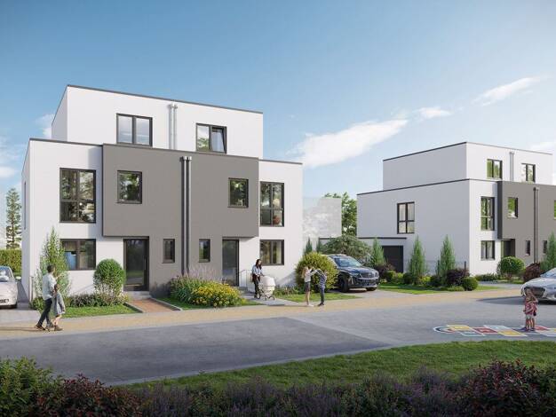 Doppelhaushälfte zum Kauf - Neubau provisionsfrei 454.900 € 5 Zimmer 135 m² 310 m² Grundstück Helmut-Schmidt-Straße 14 Merten Bornheim 53332