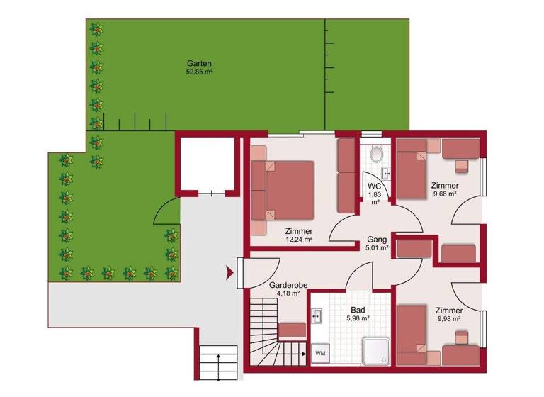 Maisonette zum Kauf - Erstbezug 605.000 € 4 Zimmer 94,1 m² 2. Geschoss Langkampfen 6336
