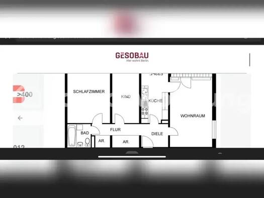 Wohnung zur Miete Tauschwohnung 470 € 2,5 Zimmer 73 m² 5. Geschoss Tegel Berlin 13439