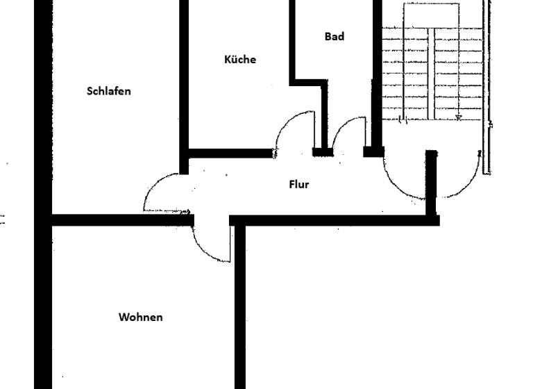 Wohnung zur Miete 408 € 1,5 Zimmer 60 m² 1. Geschoss frei ab 01.06.2026 Amrastraße 43 Eisenach 99817