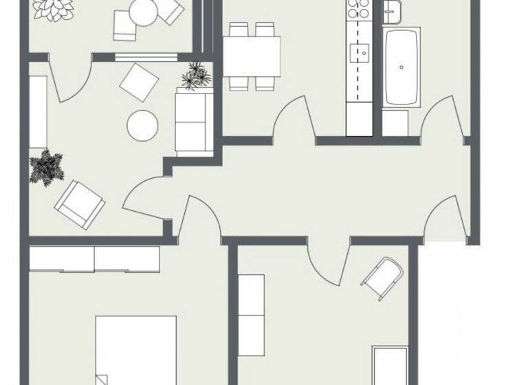 Wohnung zum Kauf 179.900 € 3 Zimmer 75,2 m²<br/>Wohnfläche Dachgeschoss, 4.<br/>Geschoss Schönefeld-Abtnaundorf Leipzig 04347
