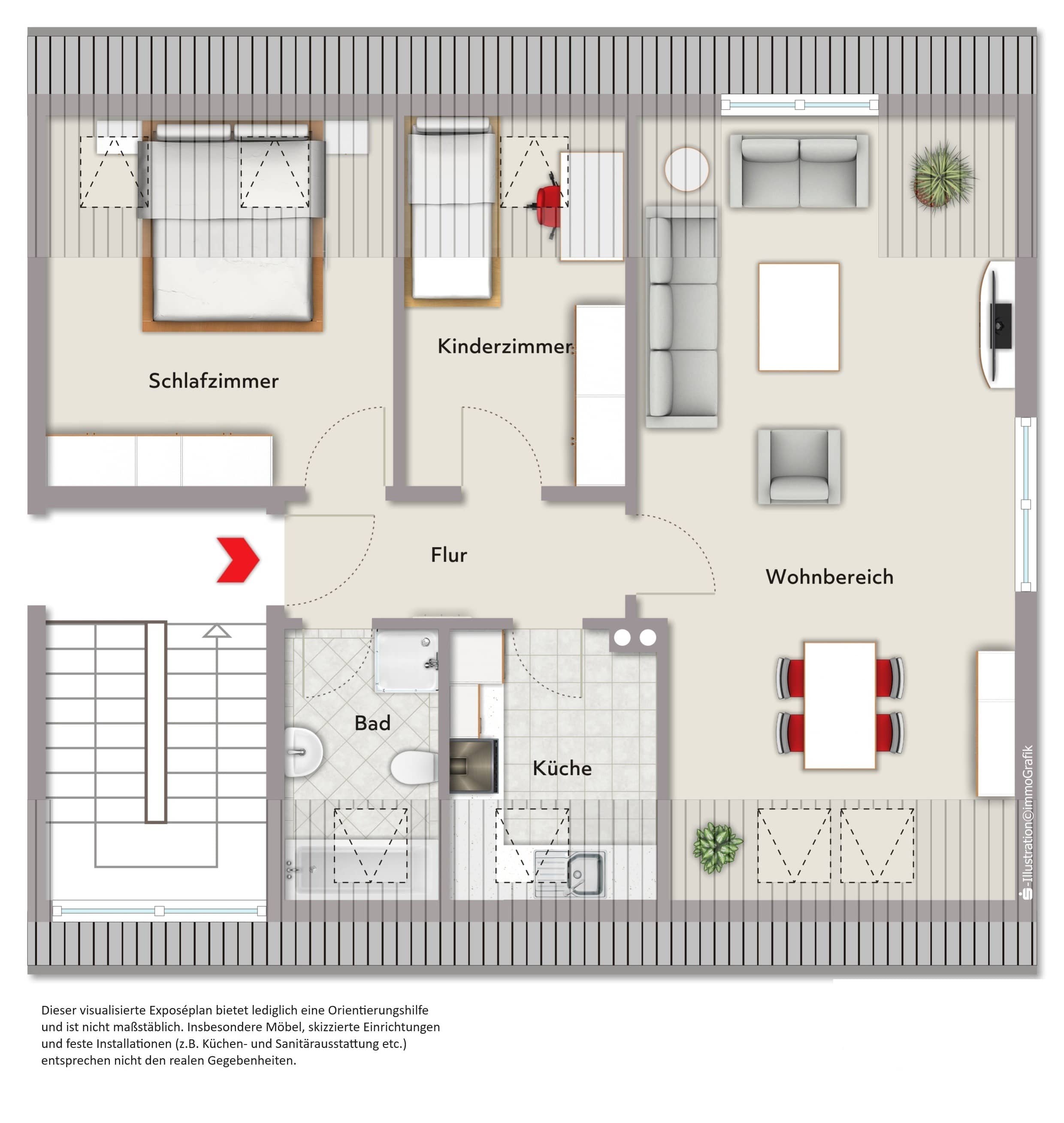 Wohnung zum Kauf 125.000 € 3 Zimmer 70,1 m²<br/>Wohnfläche Wittorf Neumünster 24539