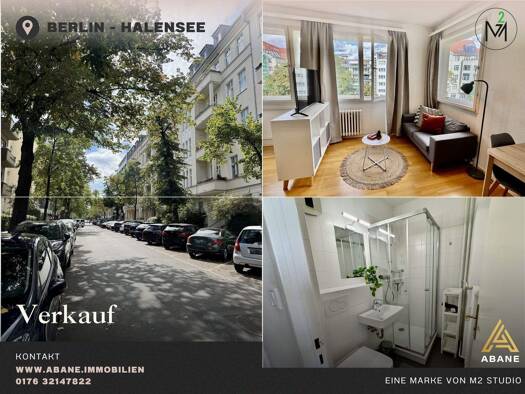 Wohnung zum Kauf 205.000 € 1 Zimmer 26 m² 3. Geschoss frei ab 01.05.2026 Halensee Berlin 10711