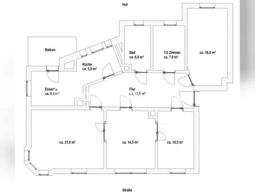 Wohnung zur Miete Tauschwohnung 1.000 € 4,5 Zimmer 107 m² Plagwitz Südwest 04229