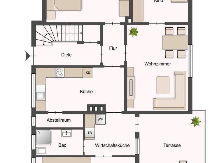 Mehrfamilienhaus zum Kauf 223.000 € 7 Zimmer 140 m² 912 m² Grundstück Jever 26441