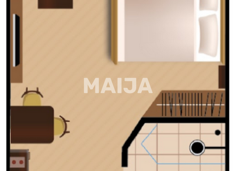 Studio zum Kauf 45.072 € 3 Zimmer 20 m² 8. Geschoss Soi Thepprasit 6, Nongprue, Bang Lamung Pattaya 20150