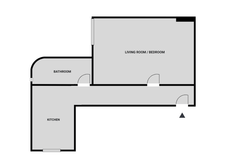 Studio zur Miete 1.000 € 1 Zimmer 46 m²<br/>Wohnfläche 2.<br/>Geschoss ab sofort<br/>Verfügbarkeit Seumestraße 12 Friedrichshain Berlin 10245