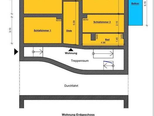 Wohnung zum Kauf provisionsfrei 135.000 € 3 Zimmer 83,4 m² EG Herne-Mitte Herne 44623