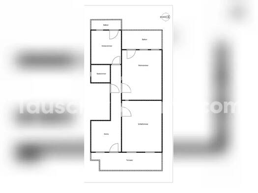 Wohnung zur Miete Tauschwohnung 1.320 € 3 Zimmer 80 m² Hamburg 22089