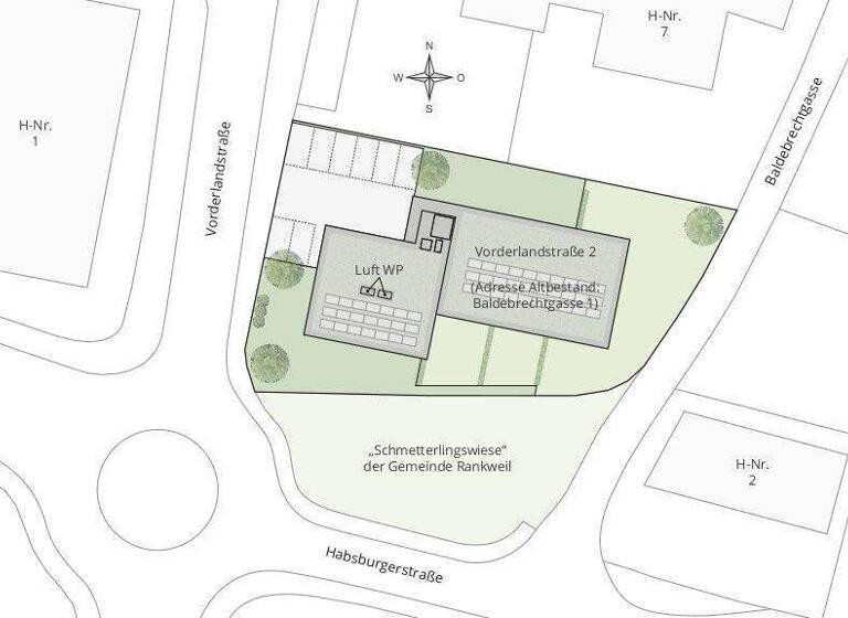Terrassenwohnung zum Kauf - Erstbezug provisionsfrei 325.000 € 2 Zimmer 47,6 m² EG Baldebrechtgasse 1 Rankweil 6830